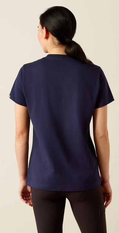 Rebar Cotton Strong Standard V-Neck T-Shirt Back